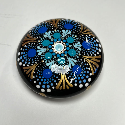 4" painted stone