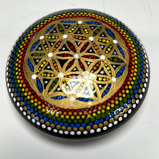 5" painted stone